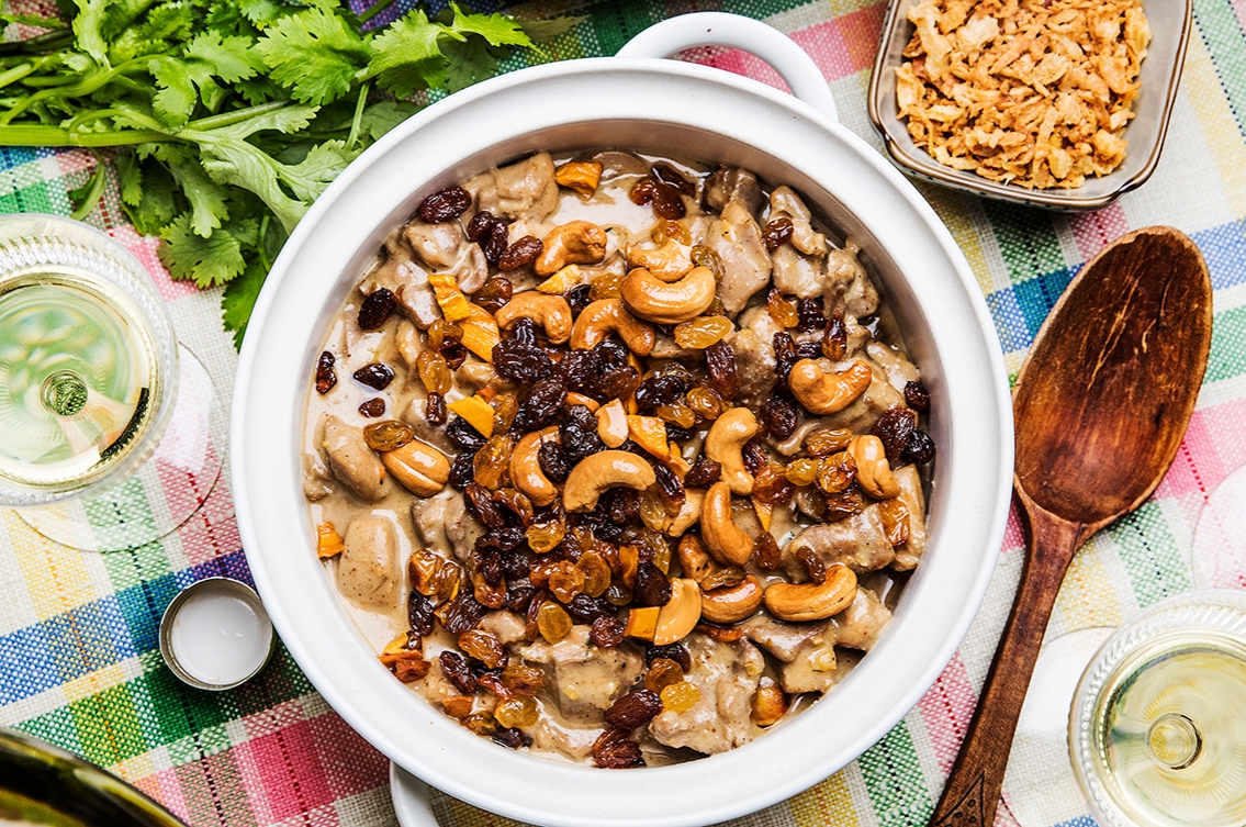 Aromatisk cashewkyckling